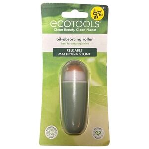 New Ecotools Oil Absorbing Roller Mattifying Stone Clean Beauty Reusable